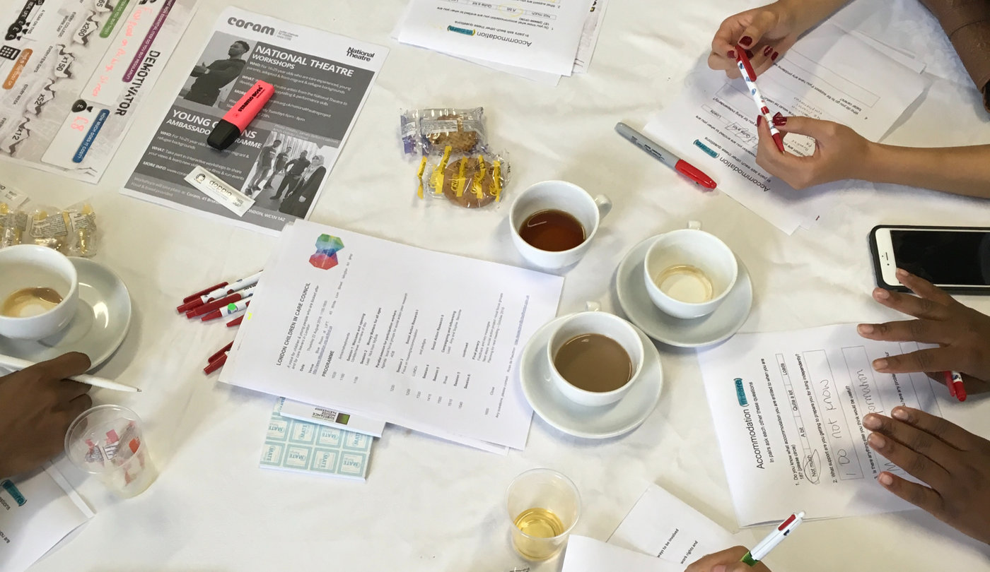 Practitioners at a Community of Practice session